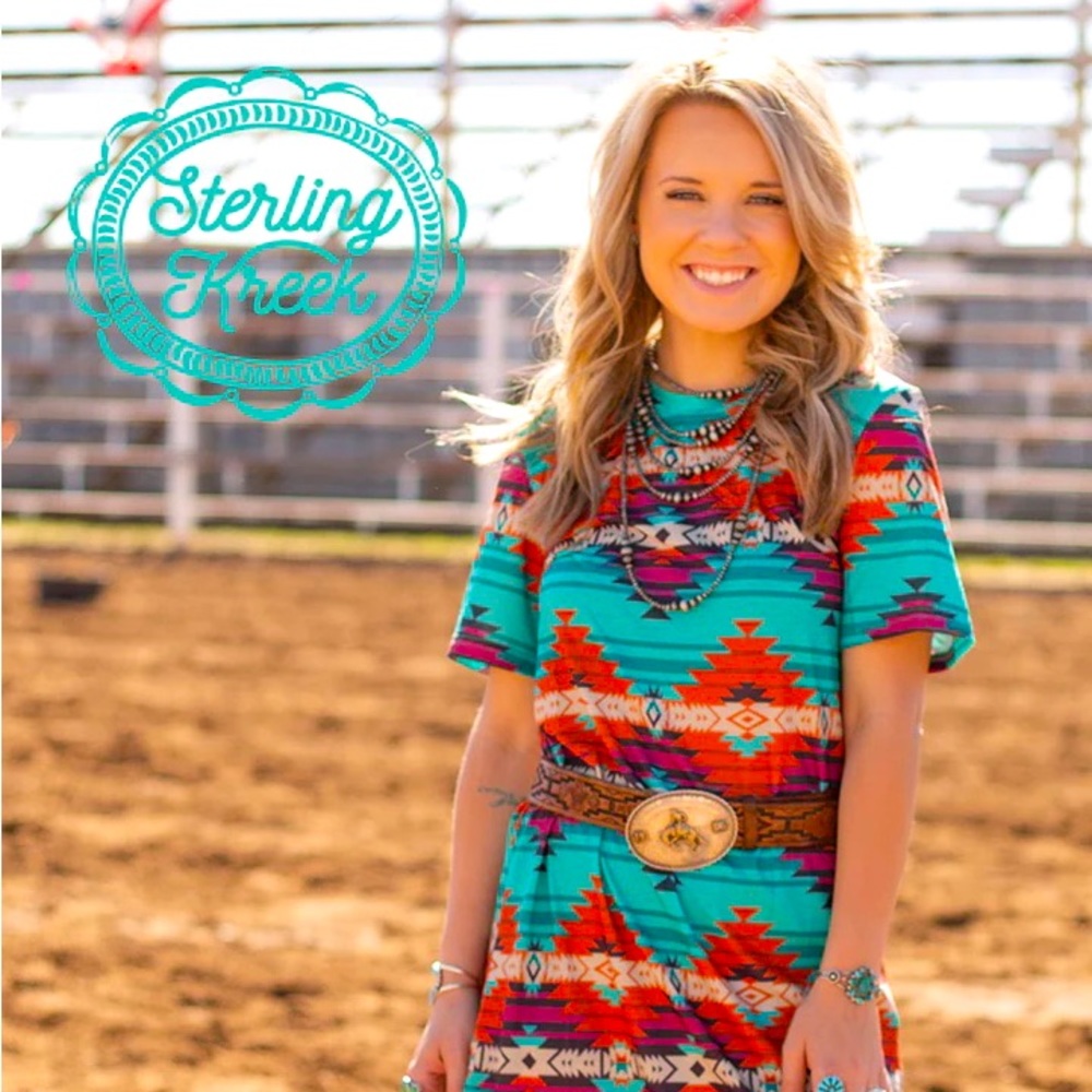 Actin Up Aztec Dress